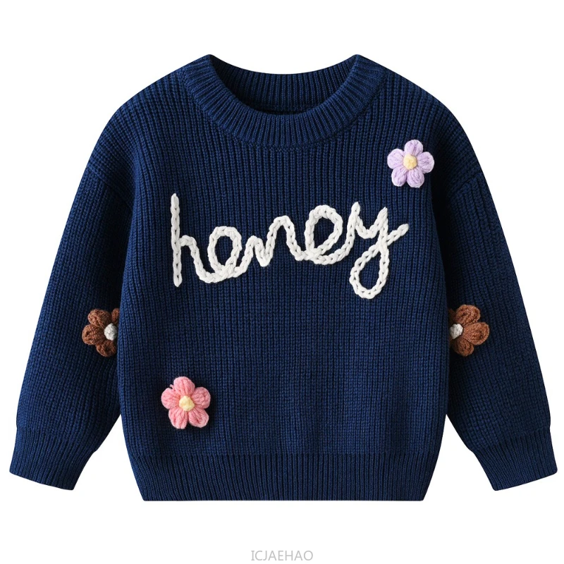 2025 Children Hand Embroidered Baby Knit Sweater Costumes Pullover Kids Simple Style Outfits Kids Clothes Winter Cotton Wool
2025 Children Hand Embroidered Baby Knit Sweater Costumes Pullover Kids Simple Style Outfits Kids Clothes Winter Cotton Wool