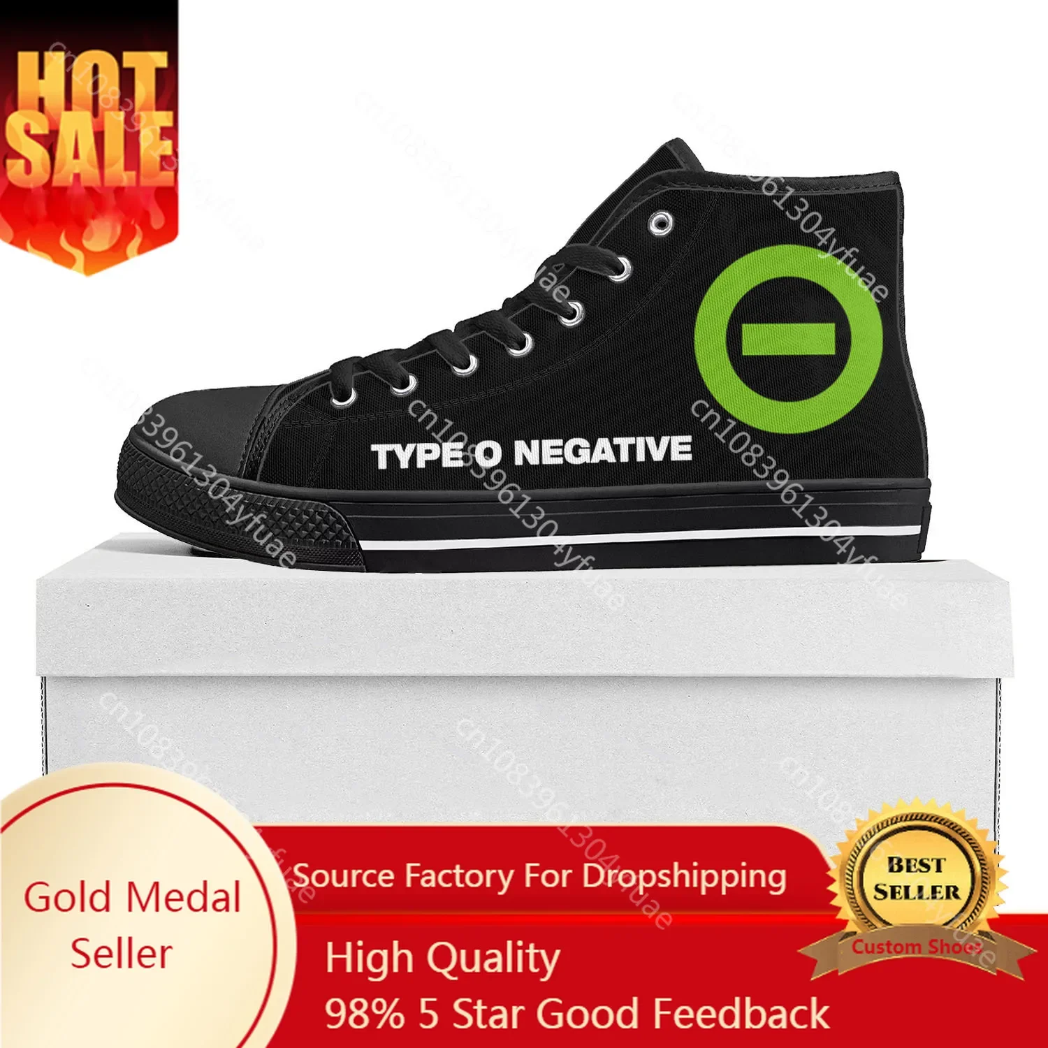 Type O Negative Metal Rock Band High Top High Quality Sneakers Mens Womens Teenager Canvas Sneaker Couple Shoe Custom Shoe Black
Type O Negative Metal Rock Band High Top High Quality Sneakers Mens Womens Teenager Canvas Sneaker Couple Shoe Custom Shoe Black