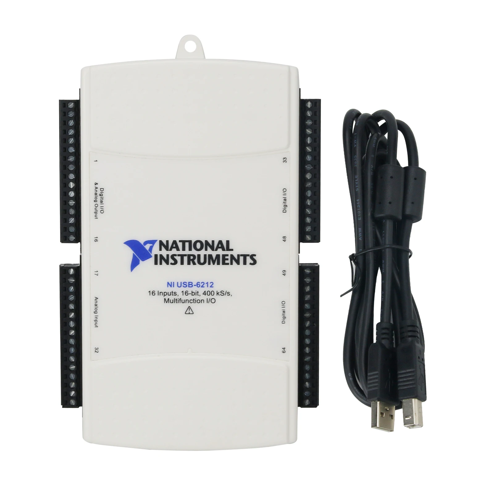 GOOD USB-6212 Data Acquisition Card 16 Inputs 16-Bit 400KS/s DAQ USB 780107-01 Multifunction I/O for NI
GOOD USB-6212 Data Acquisition Card 16 Inputs 16-Bit 400KS/s DAQ USB 780107-01 Multifunction I/O for NI