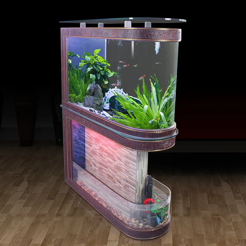 ZML Bullet Head Fish Tank Aquarium Living Room Home Medium Flowing Water Curtain Wall Landscape Ecological Partition Glass
ZML Bullet Head Fish Tank Aquarium Living Room Home Medium Flowing Water Curtain Wall Landscape Ecological Partition Glass
