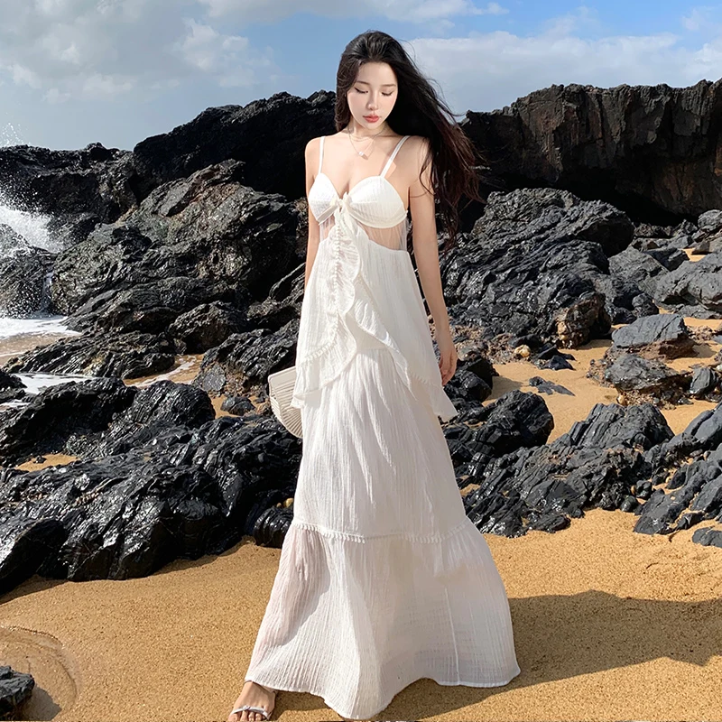 Fashionable Fairy-like Inner Layer Textured Chiffon White Skirt French Chic Camisole Top Set Women
Fashionable Fairy-like Inner Layer Textured Chiffon White Skirt French Chic Camisole Top Set Women