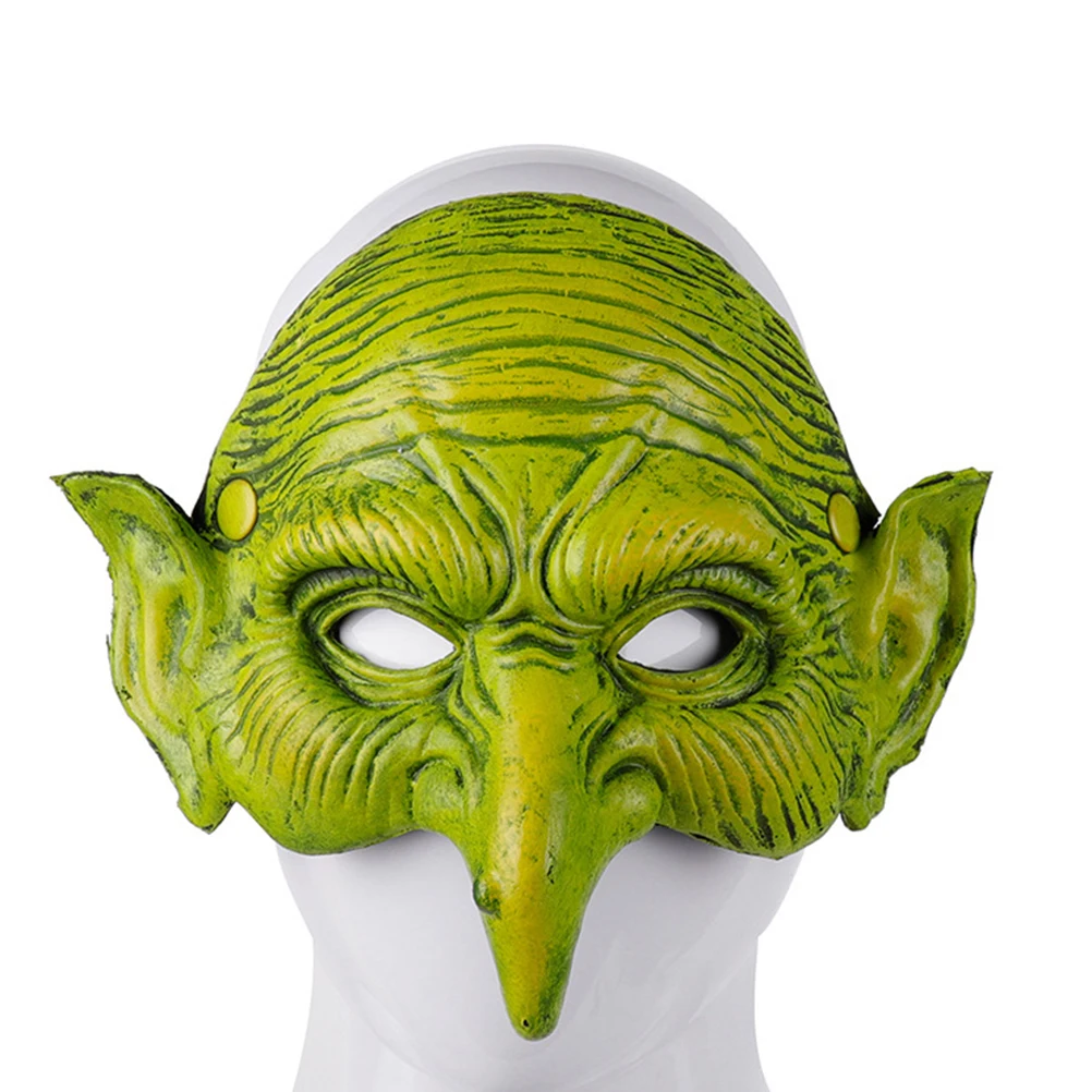 Half Face Witch Mask Green Pu Material Lightweight Comfortable For Halloween Carnival Party Cosplay Costume Role Play
Half Face Witch Mask Green Pu Material Lightweight Comfortable For Halloween Carnival Party Cosplay Costume Role Play