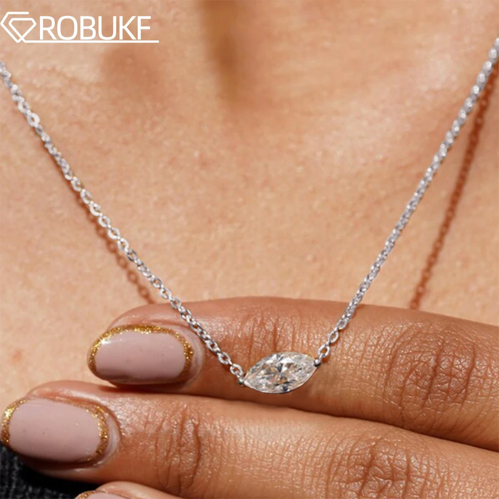 1CT 2CT East West Marquise Shape Moissanite Necklaces for Women 925 Sterling Silver Unique Pendant Chain Bridesmaids Gifts GRA
1CT 2CT East West Marquise Shape Moissanite Necklaces for Women 925 Sterling Silver Unique Pendant Chain Bridesmaids Gifts GRA