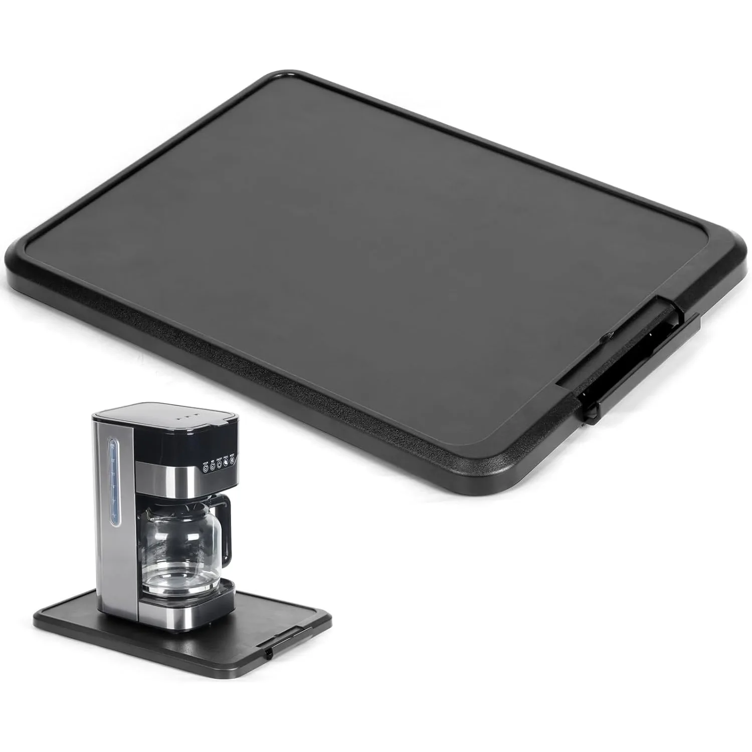 Coffee Maker Sliding Tray for Coffee Maker Toaster Blender Air Fryer Stand Mixer 11.8x16.1 Inch ABS
Coffee Maker Sliding Tray for Coffee Maker Toaster Blender Air Fryer Stand Mixer 11.8x16.1 Inch ABS