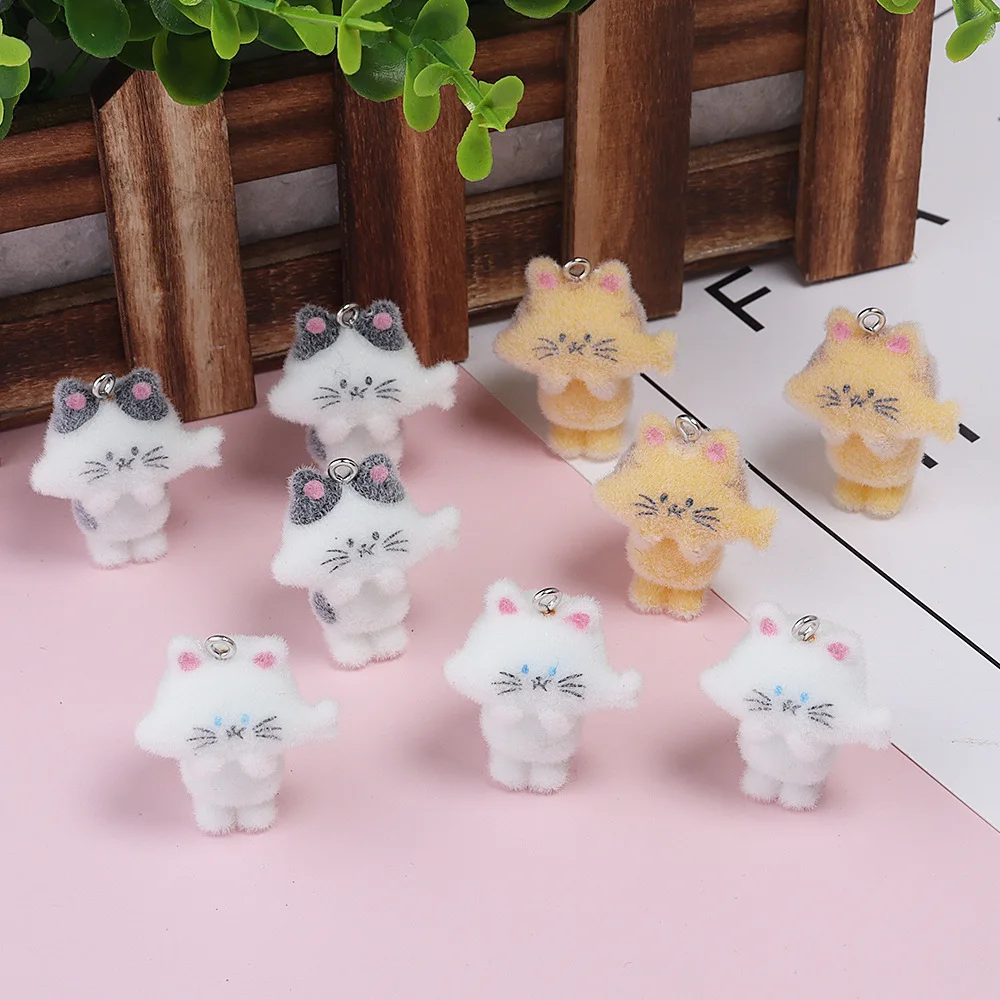 10Pcs/Lot Resin Plush Kitten Pendant DIY Jewelry for Keychains Bag Accessories Creative Gifts Mobile Phone Charms Trinkets
10Pcs/Lot Resin Plush Kitten Pendant DIY Jewelry for Keychains Bag Accessories Creative Gifts Mobile Phone Charms Trinkets