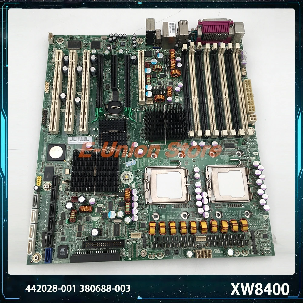 XW8400 442028-001 380688-003 Workstation Motherboard Dual Way 771Pin
XW8400 442028-001 380688-003 Workstation Motherboard Dual Way 771Pin