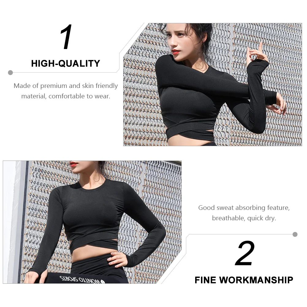 1Pcs Yoga Long Sleeve Tops Women Skin Friendly Elastic Yoga Upper Clothes Breathable Gym Crop Top for Exercise Comfort
1Pcs Yoga Long Sleeve Tops Women Skin Friendly Elastic Yoga Upper Clothes Breathable Gym Crop Top for Exercise Comfort