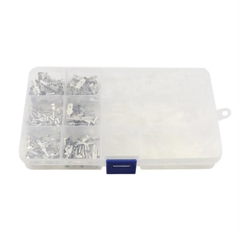 Обжимные клеммы 270/2,8/4,8 мм, 6,3 шт., изолированный Штекерный соединитель для провода, набор контактов для электрического провода
Обжимные клеммы 270/2,8/4,8 мм, 6,3 шт., изолированный Штекерный соединитель для провода, набор контактов для электрического провода