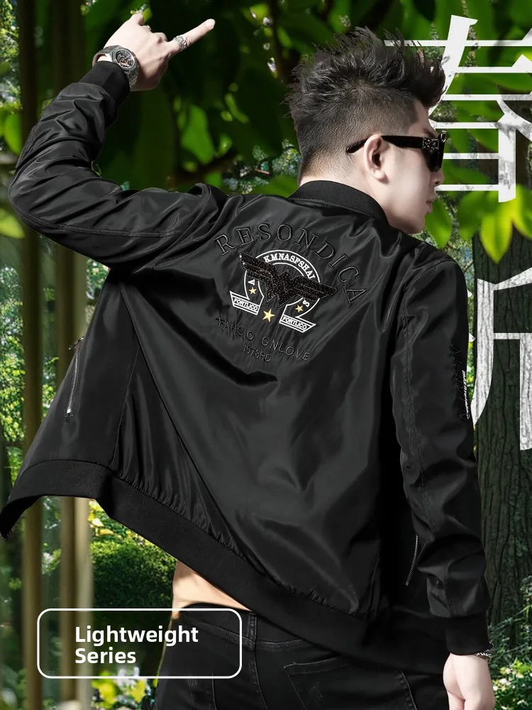 Весна-Осень 2026: Новая мужская бейсбольная куртка премиум-класса от модного бренда, приталенный крой, полиэстер, длинный рукав, застежка-молния
Весна-Осень 2026: Новая мужская бейсбольная куртка премиум-класса от модного бренда, приталенный крой, полиэстер, длинный рукав, застежка-молния