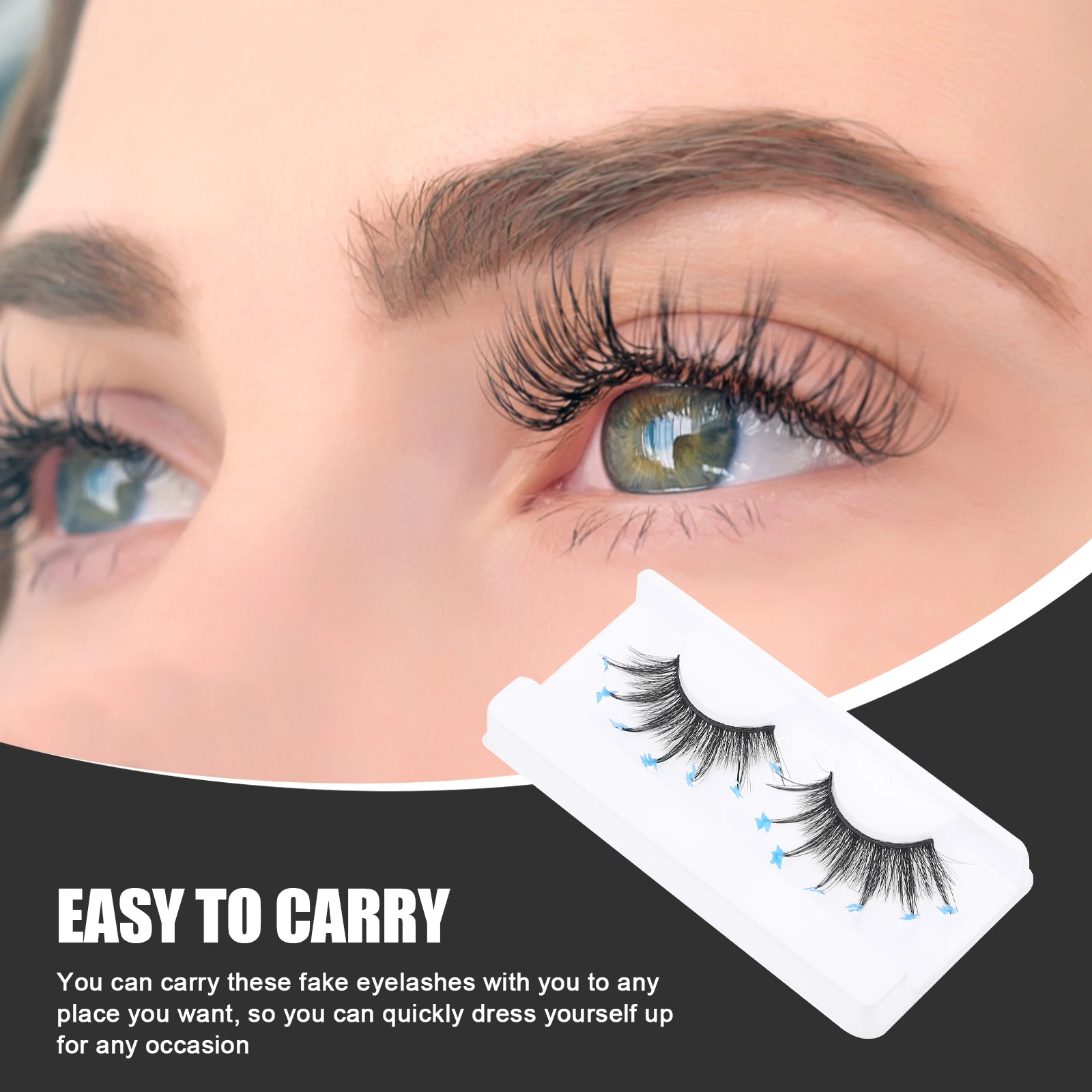 1 Pair Fluff False Eyelash Extensions For Women Long Lasting 3D Colorful Fake Lashes Makeup Party Club Daily Use
1 Pair Fluff False Eyelash Extensions For Women Long Lasting 3D Colorful Fake Lashes Makeup Party Club Daily Use