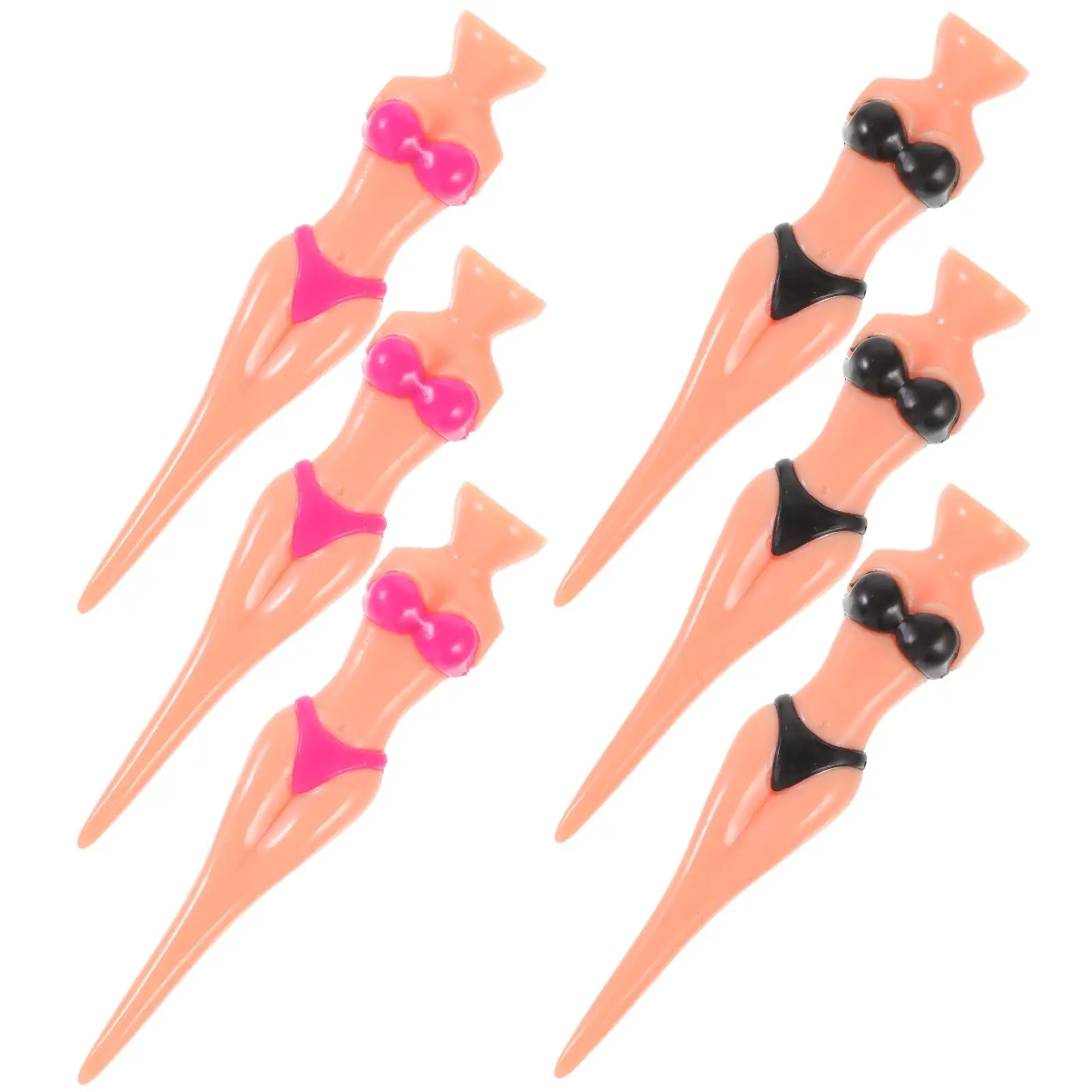 6 Pcs Golf Tees Shape Pink Plastic Durable Practice Tools Stable Ball Holders for Course Training Parties
6 Pcs Golf Tees Shape Pink Plastic Durable Practice Tools Stable Ball Holders for Course Training Parties