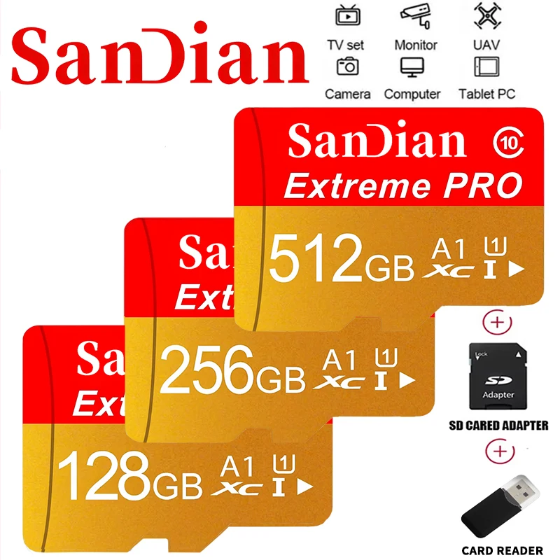 Durable Memory Card 256GB Micro TF SD Card 128GB SD Cards 64GB TF Cards 32GB A2 Temperature Proof X-Ray Proof for Drone/GPS
Durable Memory Card 256GB Micro TF SD Card 128GB SD Cards 64GB TF Cards 32GB A2 Temperature Proof X-Ray Proof for Drone/GPS