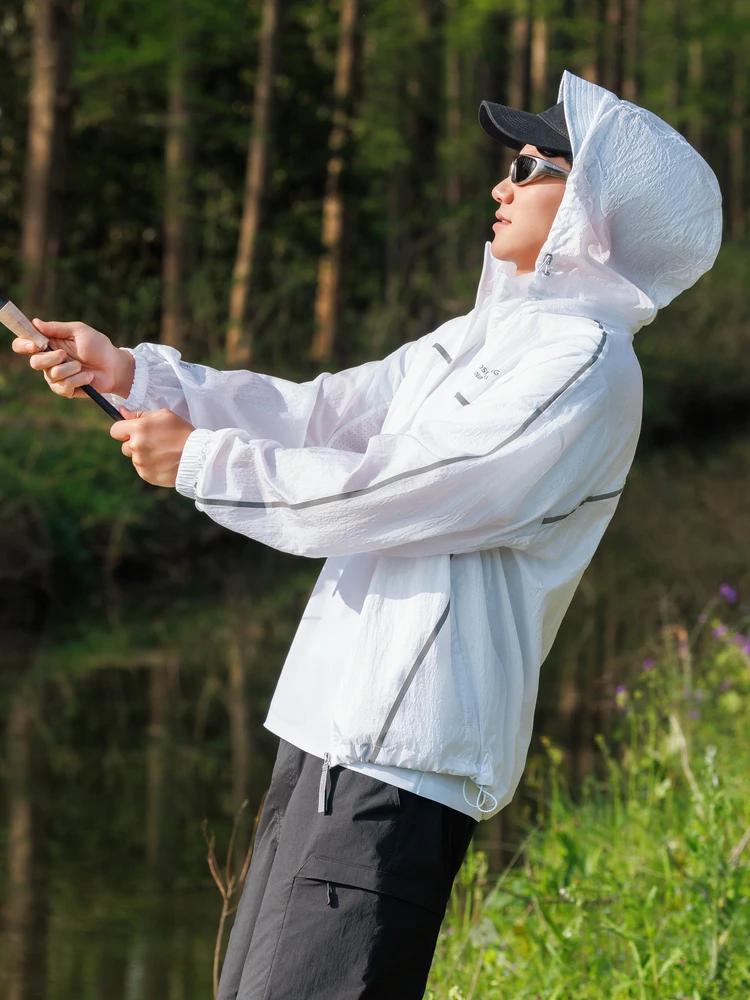 Bosideng Men's Outdoor Lightweight Removable Cap Sun Protection Clothing Fiing Summer Breathable Qui-drng Nylon Fabric
Bosideng Men's Outdoor Lightweight Removable Cap Sun Protection Clothing Fiing Summer Breathable Qui-drng Nylon Fabric