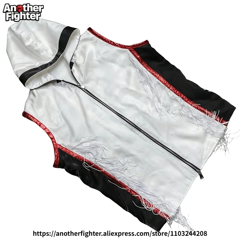 Muay Thai Boxing Training Jacket Robe for Men Women Kids Sleeveless Fight Hoodie with Tassel Athletic Wear for MMA Kickboxing
Muay Thai Boxing Training Jacket Robe for Men Women Kids Sleeveless Fight Hoodie with Tassel Athletic Wear for MMA Kickboxing