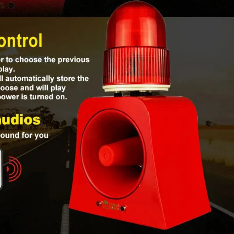 SF-503 Outdoor Warning Signal Beacon Light & Horn Siren, 120dB Loud Alarm, 12V/24V/220V, Industrial Safety Alert Waterproof
SF-503 Outdoor Warning Signal Beacon Light & Horn Siren, 120dB Loud Alarm, 12V/24V/220V, Industrial Safety Alert Waterproof