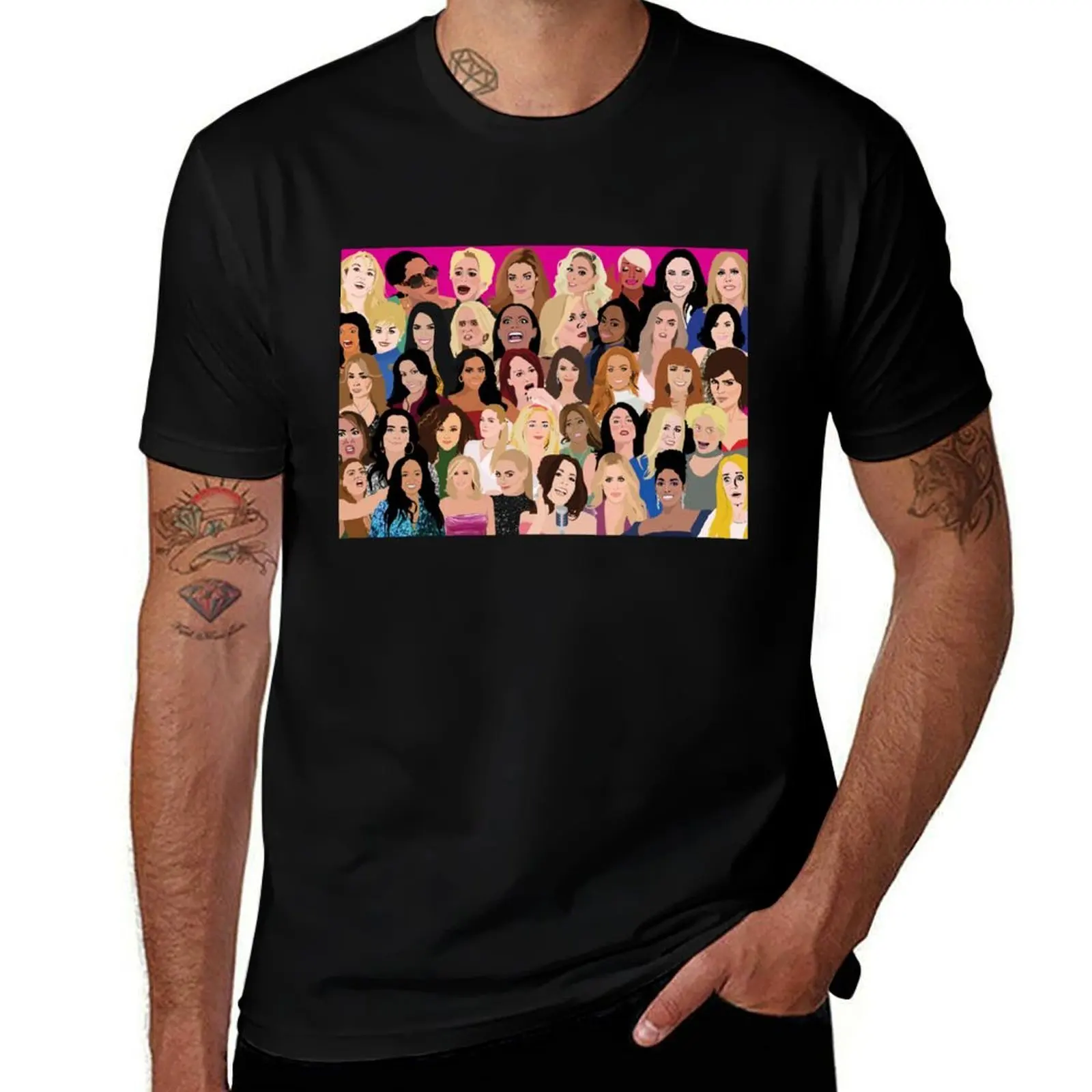 Real Housewives Montage (RHONY, RHOBH, RHOA, RHONJ, RHOP, RHOC, RHOSLC, RHOD, VPR) T-Shirt Casual Pattern Print Tee Shirt
Real Housewives Montage (RHONY, RHOBH, RHOA, RHONJ, RHOP, RHOC, RHOSLC, RHOD, VPR) T-Shirt Casual Pattern Print Tee Shirt