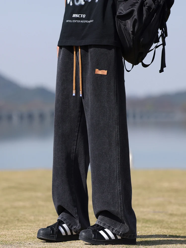 Летние тонкие джинсы для мужчин в американском стиле, широкие, свободные, прямые, повседневные, рабочие, из смесового хлопка и полиэстера
Летние тонкие джинсы для мужчин в американском стиле, широкие, свободные, прямые, повседневные, рабочие, из смесового хлопка и полиэстера