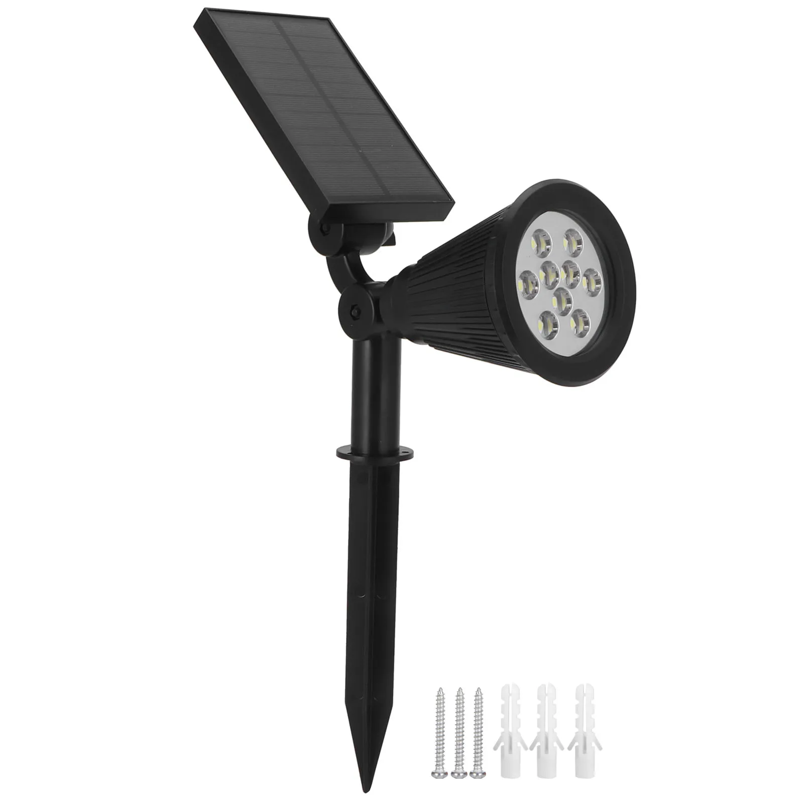 9LED Solar Spotlight Outdoor Landscape Light Waterproof Garden Courtyard Pathway Decorative Solar Lawn Lighting Fixture
9LED Solar Spotlight Outdoor Landscape Light Waterproof Garden Courtyard Pathway Decorative Solar Lawn Lighting Fixture