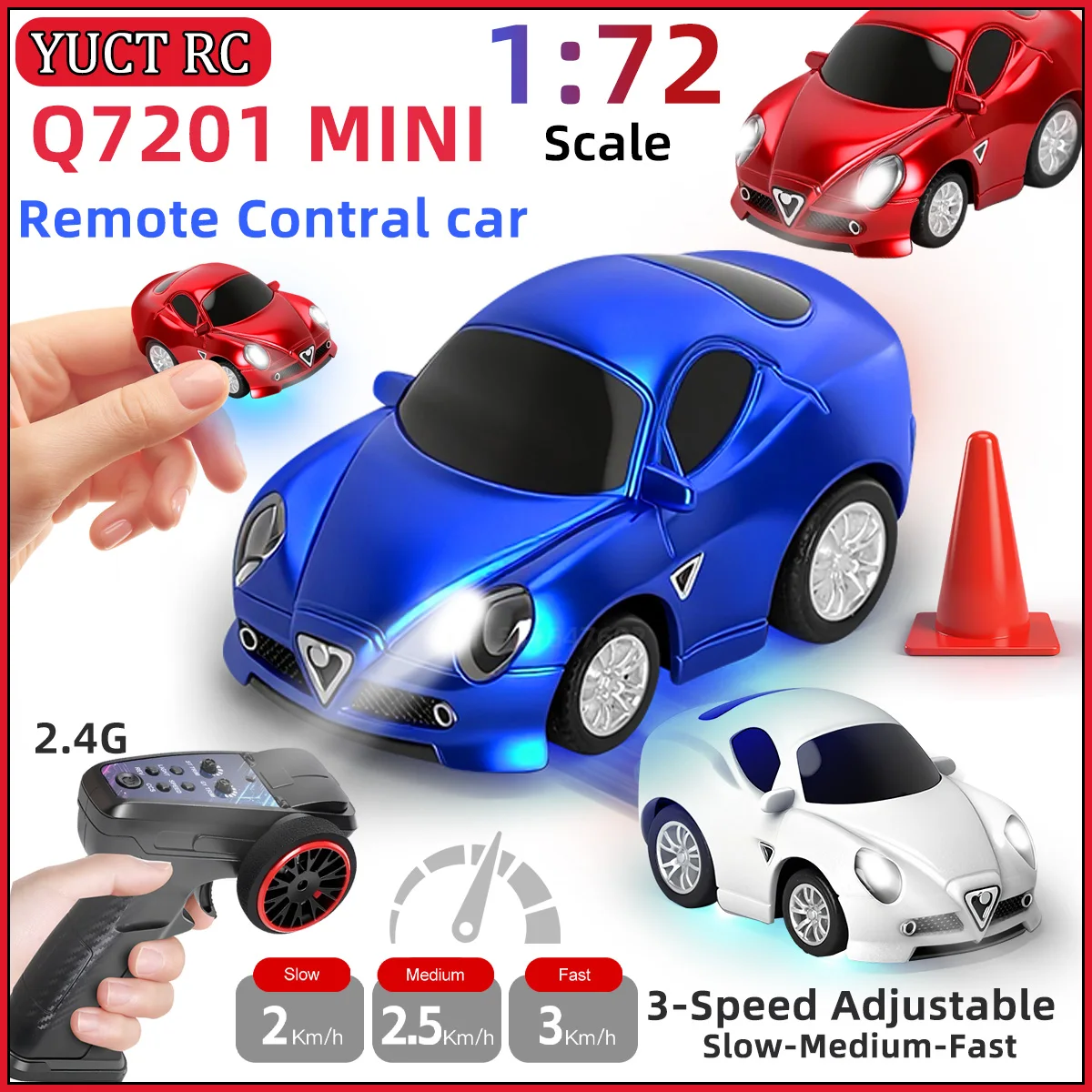 WLtoys Q7201 1:72 Scale RC Mini Desktop Sports Car with Gyroscope Team Racing Games Remote Control Toy Birthday Gift for Kids
WLtoys Q7201 1:72 Scale RC Mini Desktop Sports Car with Gyroscope Team Racing Games Remote Control Toy Birthday Gift for Kids