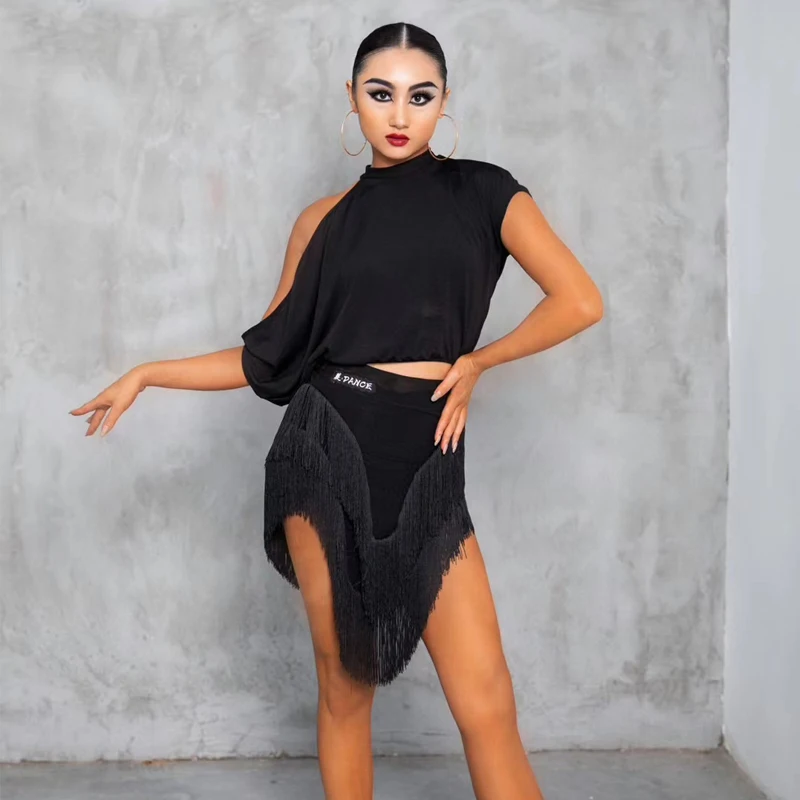 Irregular Black Latin Top Fringed Skirts Women'S Party Latin Dance Costumes Adults Rumba Samba Latin Dance Clothing SL9164
Irregular Black Latin Top Fringed Skirts Women'S Party Latin Dance Costumes Adults Rumba Samba Latin Dance Clothing SL9164