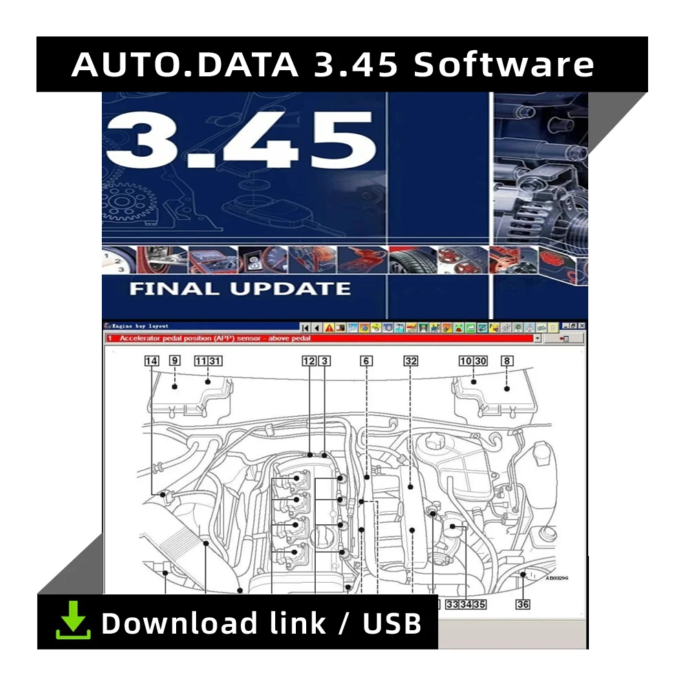2025hot! Auto Data 3.45 wiring diagrams data with install video autodata 3.45 software update to 2014 year Auto repair tool Data
2025hot! Auto Data 3.45 wiring diagrams data with install video autodata 3.45 software update to 2014 year Auto repair tool Data