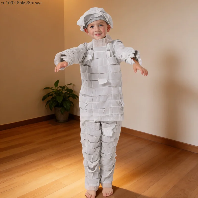 enfant Mummy Cosplay Costume Unisex Role-Playing Performance Outfits Holiday World Book Day Party Stage Dress-up
enfant Mummy Cosplay Costume Unisex Role-Playing Performance Outfits Holiday World Book Day Party Stage Dress-up