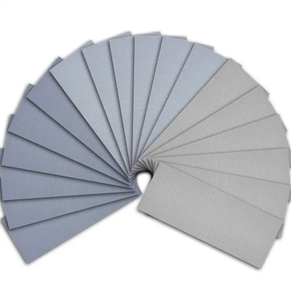 18 Pcs Wet Dry Sandpaper Assorted Grits 3000 5000 7000 for Automotive Sanding Wood Furniture Finishing 9x3.6 Inch
18 Pcs Wet Dry Sandpaper Assorted Grits 3000 5000 7000 for Automotive Sanding Wood Furniture Finishing 9x3.6 Inch