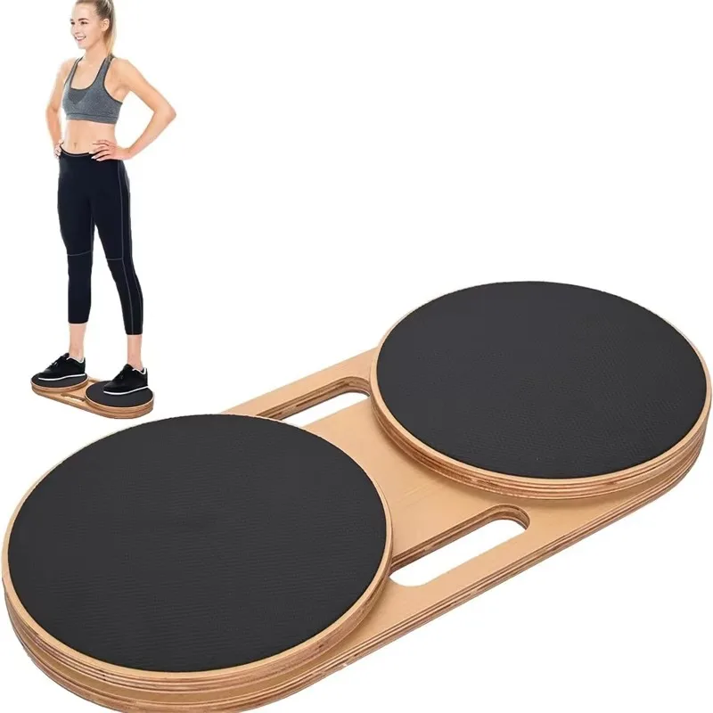 Double Pedal Wooden Waist Twisting Trainer Rotatable Training Disc For Adult Daily Household Full Body Shaping Workout
Double Pedal Wooden Waist Twisting Trainer Rotatable Training Disc For Adult Daily Household Full Body Shaping Workout