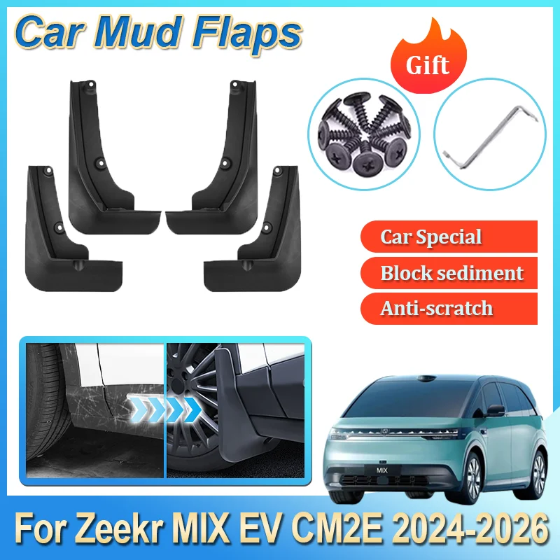 Для Zeekr MIX EV CM2E 2024 2025 2026 автомобильные брызговики 4 шт. брызгозащищенные передние и задние крылья, крышки колеса, брызговики, автоаксессуары
Для Zeekr MIX EV CM2E 2024 2025 2026 автомобильные брызговики 4 шт. брызгозащищенные передние и задние крылья, крышки колеса, брызговики, автоаксессуары