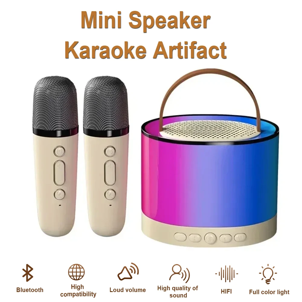 K52 Беспроводной Bluetooth-динамик Караоке-машина с двумя микрофонами Портативный многофункциональный аудио-музыкальный плеер для детей Домашний подарок
K52 Беспроводной Bluetooth-динамик Караоке-машина с двумя микрофонами Портативный многофункциональный аудио-музыкальный плеер для детей Домашний подарок
