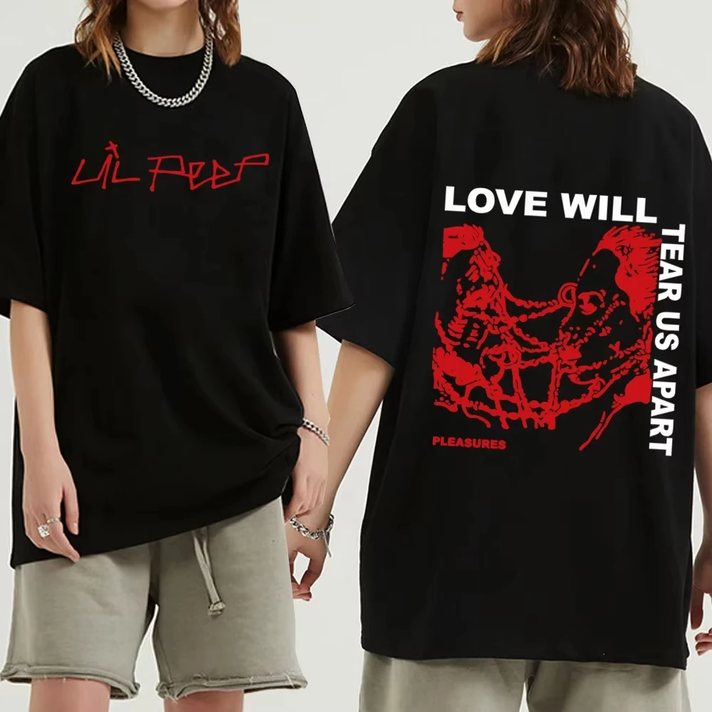 Летняя горячая Распродажа, футболка Lil Peep Love Will, хлопковая повседневная свободная модная футболка унисекс, мужская и женская футболка в стиле Харадзюку с коротким рукавом
Летняя горячая Распродажа, футболка Lil Peep Love Will, хлопковая повседневная свободная модная футболка унисекс, мужская и женская футболка в стиле Харадзюку с коротким рукавом