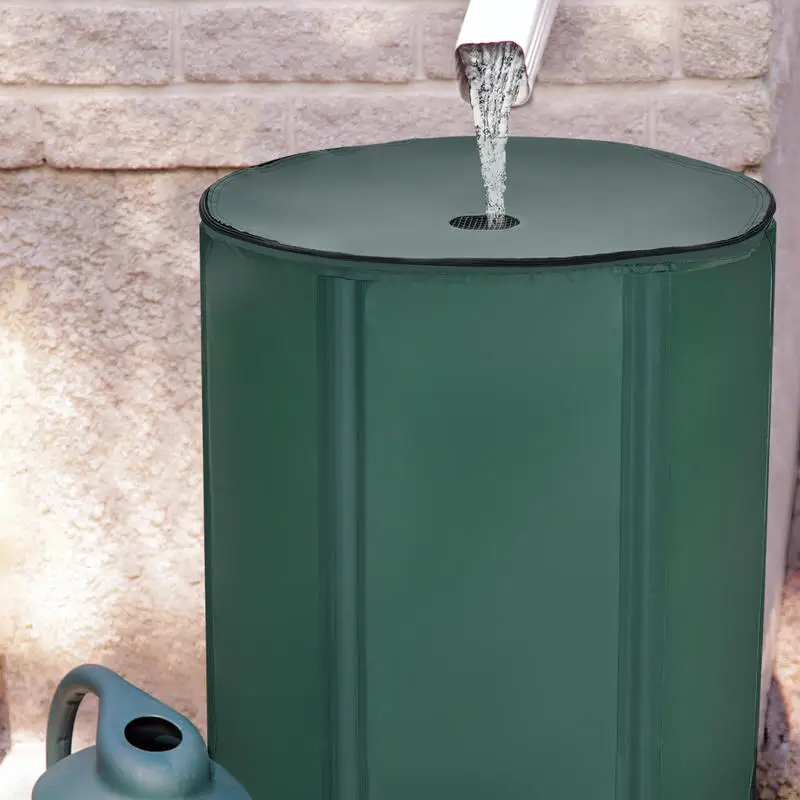 53 Gallon Portable Collapsible Rain Barrel Water Collector
53 Gallon Portable Collapsible Rain Barrel Water Collector