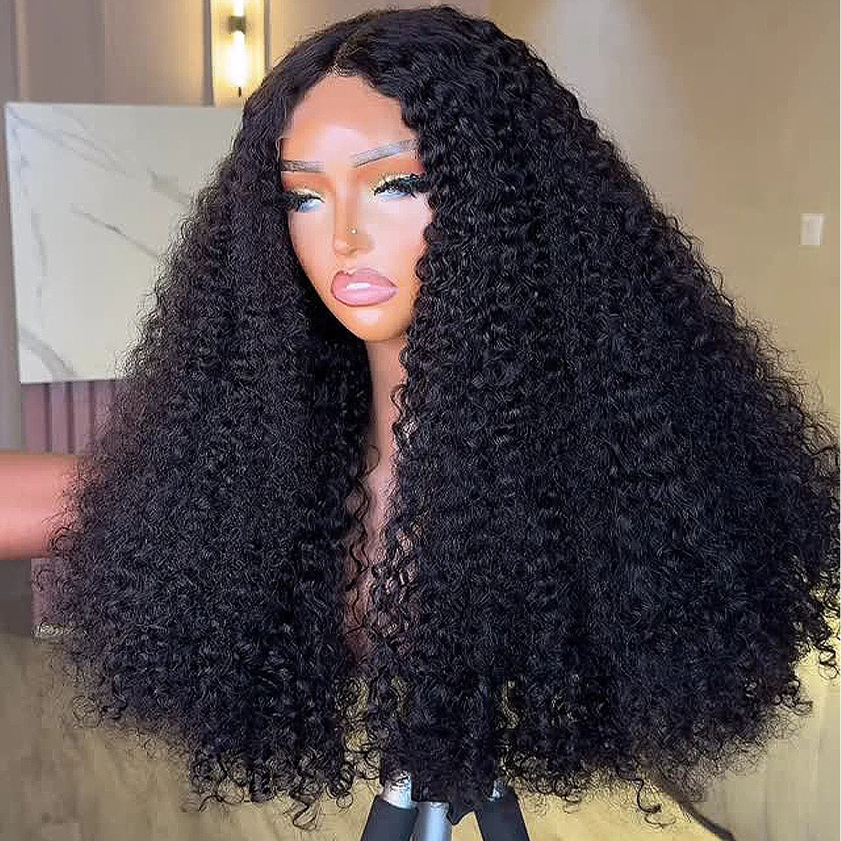 Deep Curly Wig 350/450 Density 3436 Inch Human Hair 13x4 Hd Lace Frontal Wig Glueless Curly Human Hair Wear And Go Wig For Women
Deep Curly Wig 350/450 Density 3436 Inch Human Hair 13x4 Hd Lace Frontal Wig Glueless Curly Human Hair Wear And Go Wig For Women