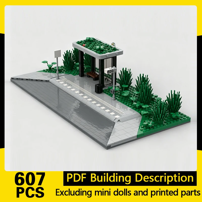 City Street View Model MOC Building Bricks Busstop And Shelter Modular Technology Gifts Holiday Assemble Children Toys Suit
City Street View Model MOC Building Bricks Busstop And Shelter Modular Technology Gifts Holiday Assemble Children Toys Suit