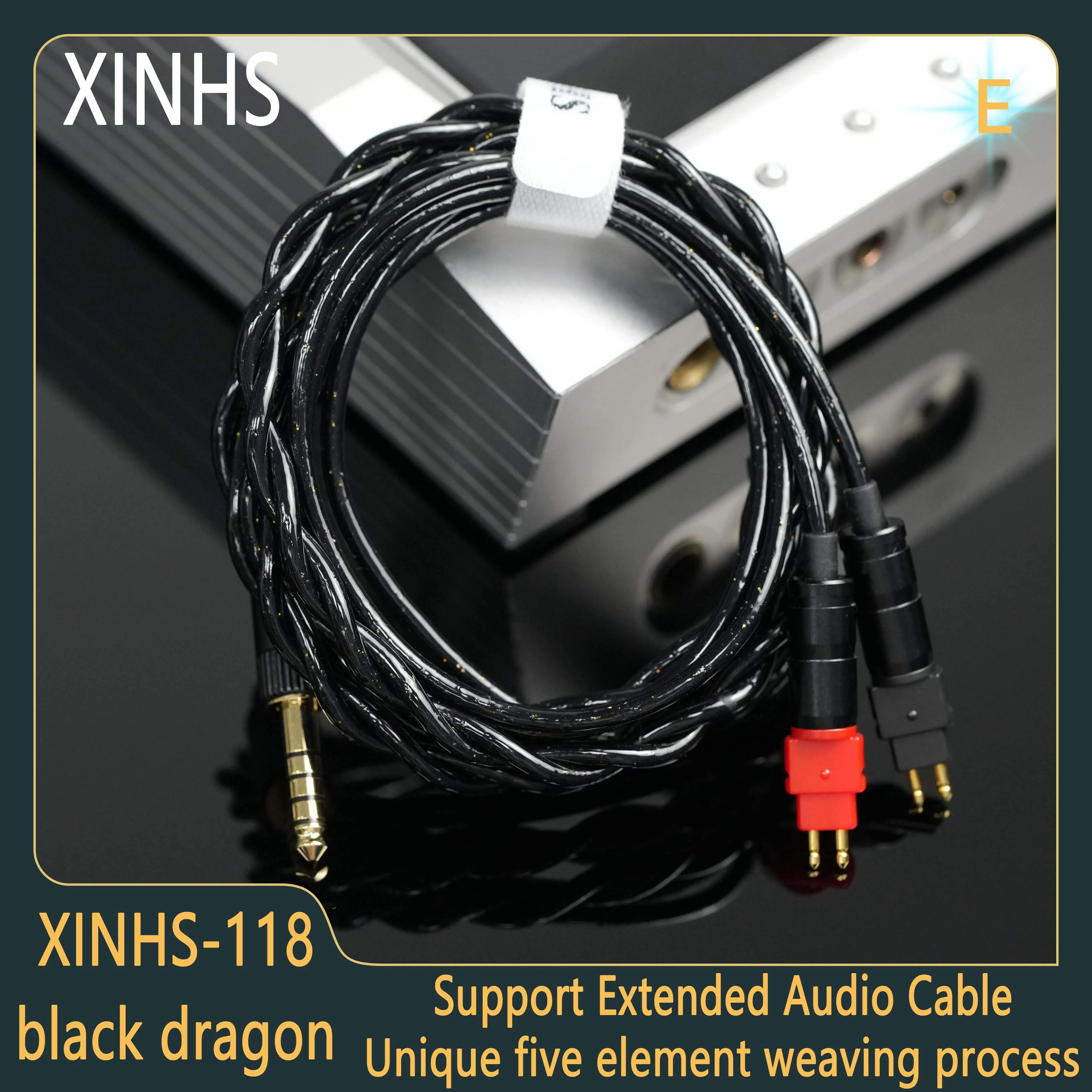 XINHS-118 2-Core Multi-Element HiFi Headphones HD650 Upgrade Cable for Sennheiser HD600 HD580 Support Extended Audio Cable
XINHS-118 2-Core Multi-Element HiFi Headphones HD650 Upgrade Cable for Sennheiser HD600 HD580 Support Extended Audio Cable
