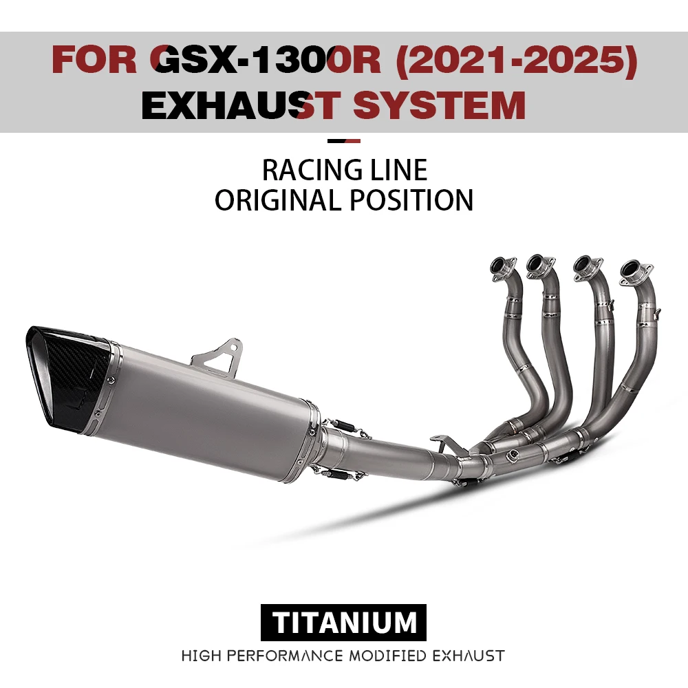 Slip on Exhaust Motorcycle Full Systems Motocross Front Pipe Titanium Alloy Connect Link For Hayabusa GSXR1300
Slip on Exhaust Motorcycle Full Systems Motocross Front Pipe Titanium Alloy Connect Link For Hayabusa GSXR1300