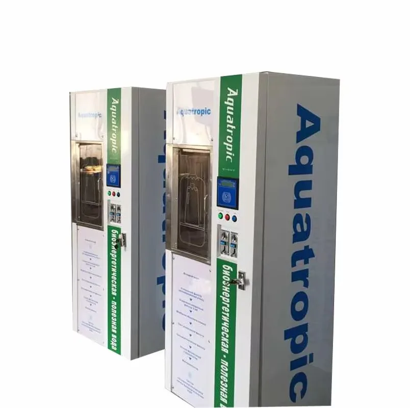 Coin/banknote type stainless steel commercial water vending machine, capacity 200-800 gallons, output 100 liters per hour
Coin/banknote type stainless steel commercial water vending machine, capacity 200-800 gallons, output 100 liters per hour