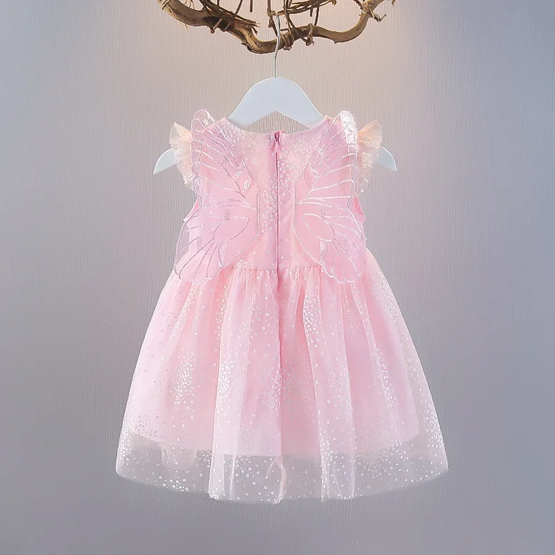 Girls Casual Dresses Butterfly Wing Dress Polka Dot Mesh Elegant Sleeveless Princess Dress Kids Summer Clothes For Girls 1-6 Yrs
Girls Casual Dresses Butterfly Wing Dress Polka Dot Mesh Elegant Sleeveless Princess Dress Kids Summer Clothes For Girls 1-6 Yrs