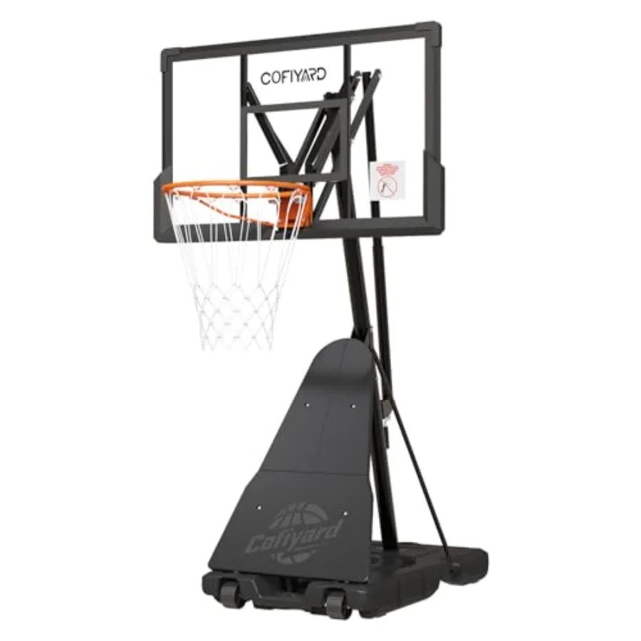 Outdoor basketball hoop with shatterproof 44/48/54-inch backboard, portable adjustable height 5.2510 ft,sandbag-stabilized syst
Outdoor basketball hoop with shatterproof 44/48/54-inch backboard, portable adjustable height 5.2510 ft,sandbag-stabilized syst