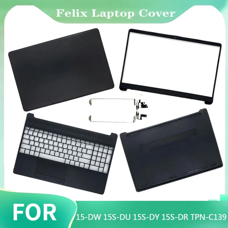 New For 15-DW 15S-DU 15S-DY 15S-DR TPN-C139 Laptop LCD Back Cover Front Bezel Upper Palmrest Bottom Base Case Keyboard Hinges
New For 15-DW 15S-DU 15S-DY 15S-DR TPN-C139 Laptop LCD Back Cover Front Bezel Upper Palmrest Bottom Base Case Keyboard Hinges