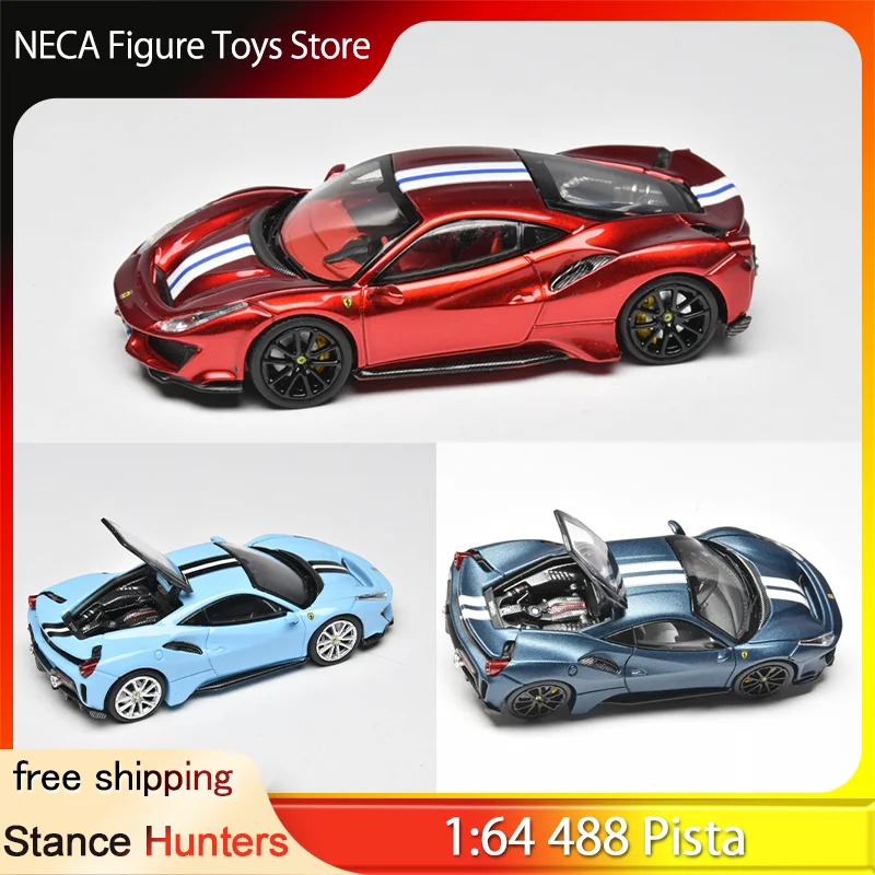 Stance Hunters 1:64 488 Pista Multicolor Racing Stripes Carbon Roof Diecast Model Car Toy Gift For Adults & Fans In Stock
Stance Hunters 1:64 488 Pista Multicolor Racing Stripes Carbon Roof Diecast Model Car Toy Gift For Adults & Fans In Stock