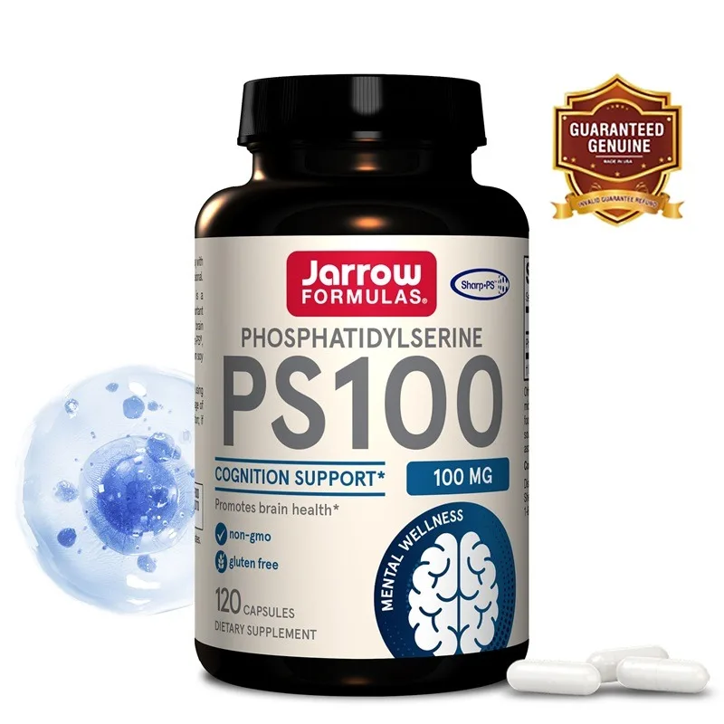 PS100 Phosphatidylserine Premium Brain Health Supplement Supports A Healthy Mind & Cognitive Function
PS100 Phosphatidylserine Premium Brain Health Supplement Supports A Healthy Mind & Cognitive Function