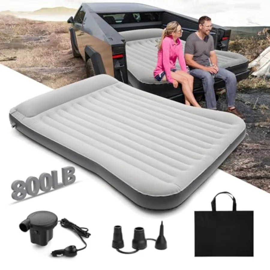 Tesla Cybertruck Truck Bed Air Mattress with Pump - Custom Fit for 2024-2025 Cybertruck - Portable Inflatable Mattress for Home
Tesla Cybertruck Truck Bed Air Mattress with Pump - Custom Fit for 2024-2025 Cybertruck - Portable Inflatable Mattress for Home
