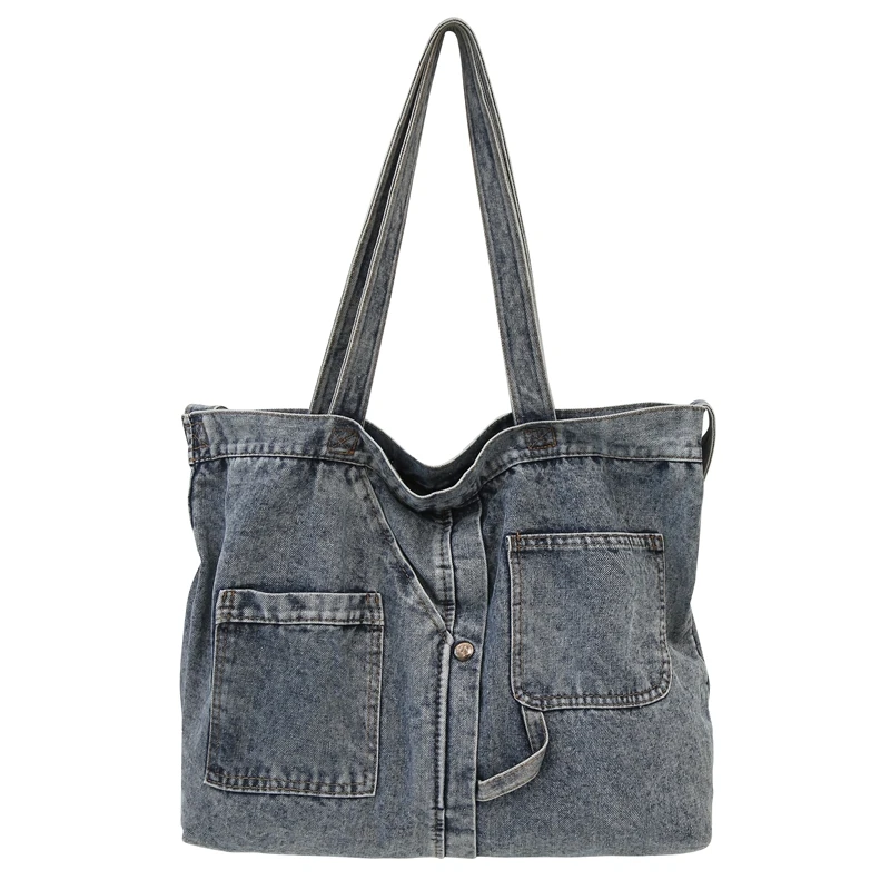 Washed Denim Shoulder Bags Designer Canvas Handbags Korea Style Cloth Shopper Bags Preppy Style Fashion Crossbody Package Unisex
Washed Denim Shoulder Bags Designer Canvas Handbags Korea Style Cloth Shopper Bags Preppy Style Fashion Crossbody Package Unisex