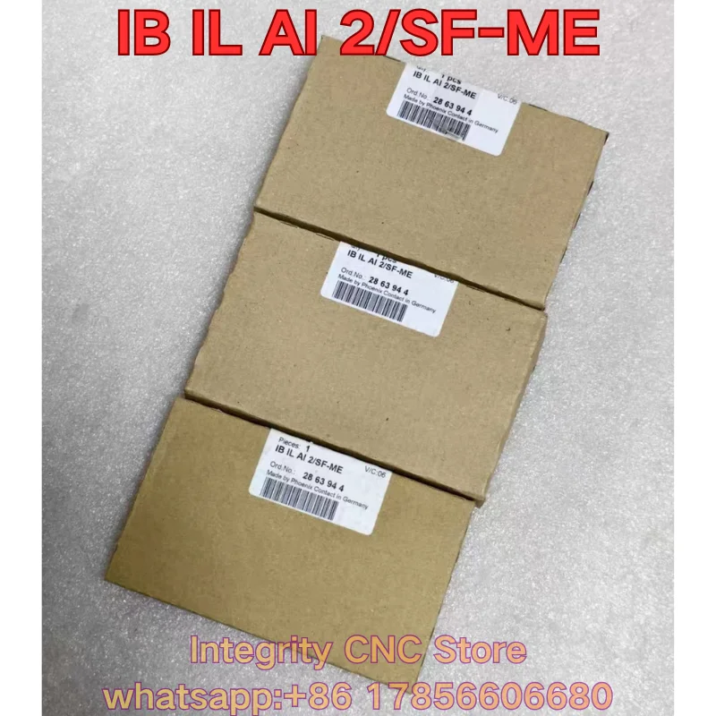 New IB IL AI 2/SF-ME 2863944 PLC module
New IB IL AI 2/SF-ME 2863944 PLC module