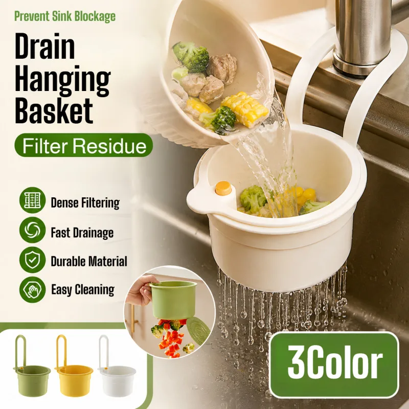 Sink Drain Basket with Press Type Anti Clog Filter Kitchen Organizer Sink Rack Storage Utility Tool for Home
Sink Drain Basket with Press Type Anti Clog Filter Kitchen Organizer Sink Rack Storage Utility Tool for Home