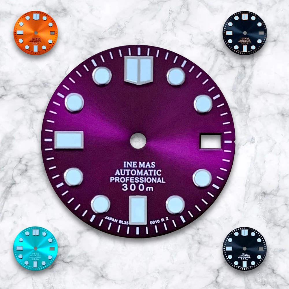 28.5mm S Logo Dial Suitable For NH35/NH36 Japanese Automatic Movement Green Luminous Watch Modification Accessories
28.5mm S Logo Dial Suitable For NH35/NH36 Japanese Automatic Movement Green Luminous Watch Modification Accessories