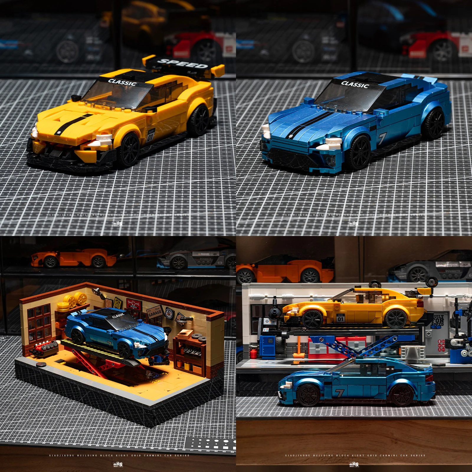 725PCS Supercar Classic Vehicle Series Building Blocks Sports Car Model MOC Garage Retro Repair Shop Puzzle Toy Christmas Gifts
725PCS Supercar Classic Vehicle Series Building Blocks Sports Car Model MOC Garage Retro Repair Shop Puzzle Toy Christmas Gifts