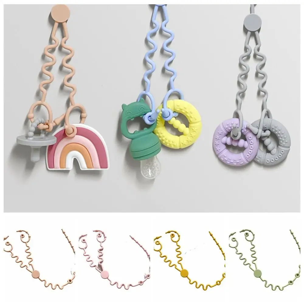 Portable Silicon Nipple Anti-drop Chain Adjustable Double Head Pacifier Holder Clips Stroller Accessories Safety
Portable Silicon Nipple Anti-drop Chain Adjustable Double Head Pacifier Holder Clips Stroller Accessories Safety