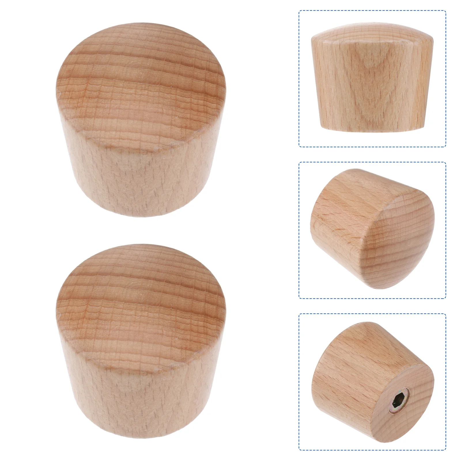 2Pcs Wooden Pot Lid Handle Replacement Knobs for Pots and Pans M6 Light Color Sturdy Insulating Anti-Rust Universal Fit for Soup
2Pcs Wooden Pot Lid Handle Replacement Knobs for Pots and Pans M6 Light Color Sturdy Insulating Anti-Rust Universal Fit for Soup